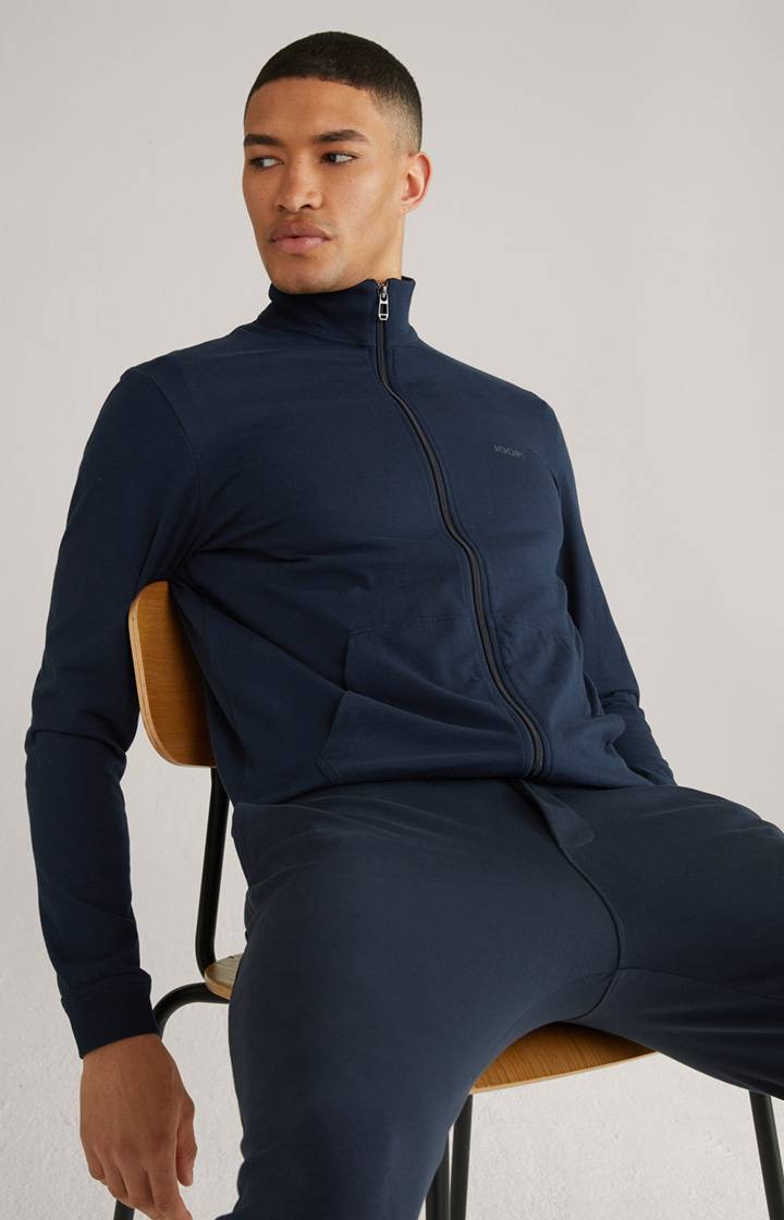 Joop Loungewear Sweatjacke in Dunkelblau Günstig kaufen