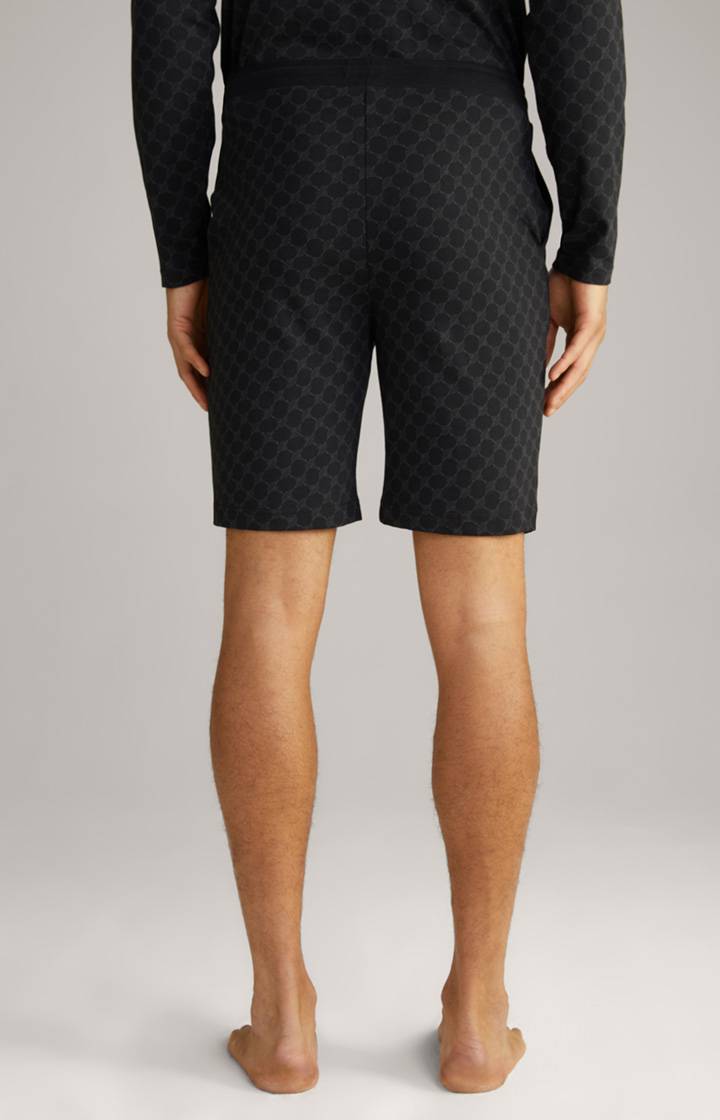 Joop Loungewear Shorts in Schwarz gemustert Flash Sale