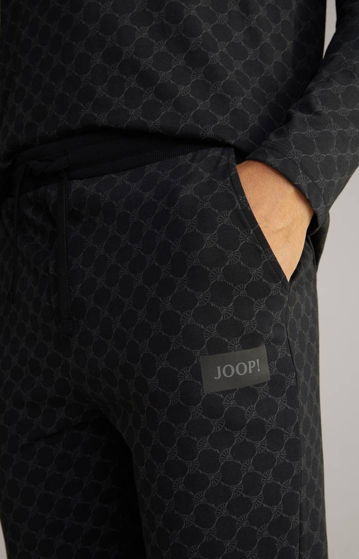 Joop Loungewear Shorts in Schwarz gemustert Flash Sale
