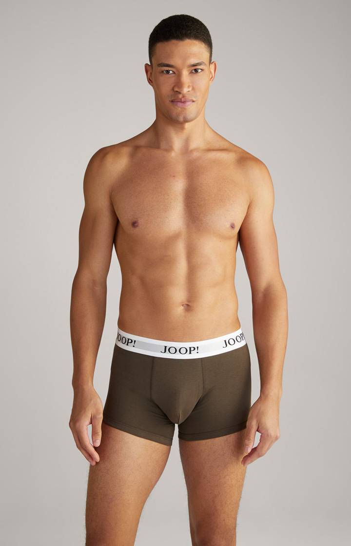 Joop 3er-Pack Fine Cotton Stretch Boxer in Dunkelblau/Bordeaux/Oliv Online Shopping