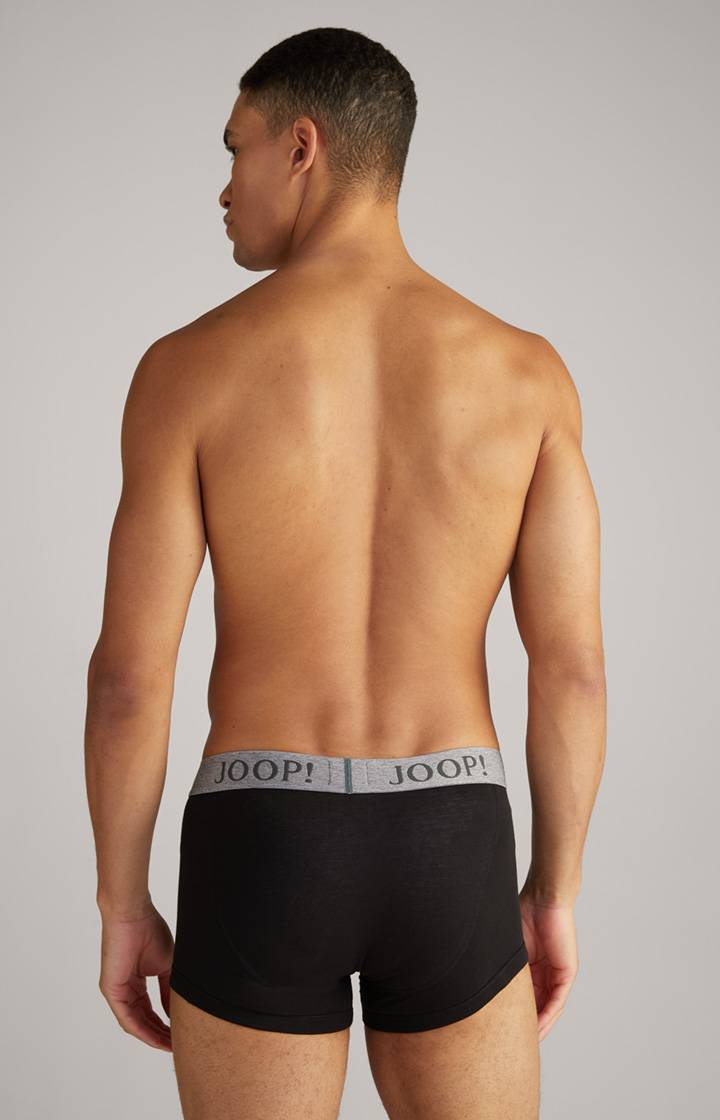 Joop 3er-Pack Fine Cotton Stretch Boxer in Schwarz/Dunkelgrau meliert Exklusivangebot