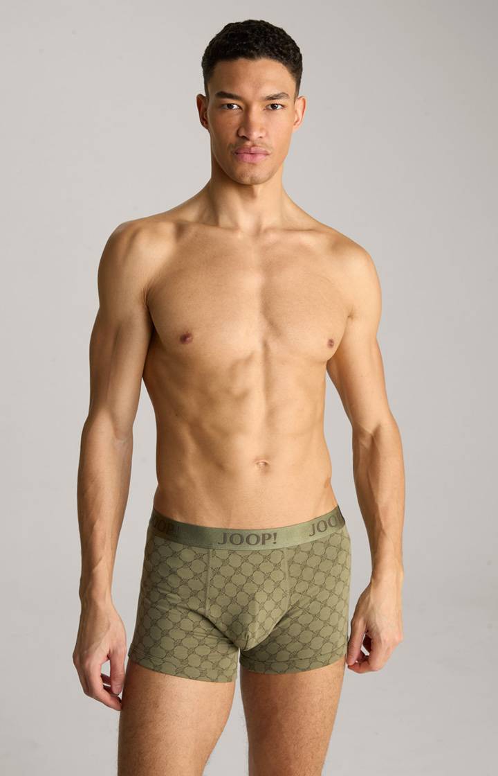 Joop 3-er Pack Boxer in Oliv/Weiß/Blau gemustert Preisnachlass