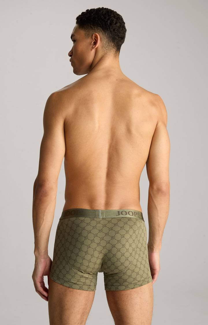Joop 3-er Pack Boxer in Oliv/Weiß/Blau gemustert Preisnachlass