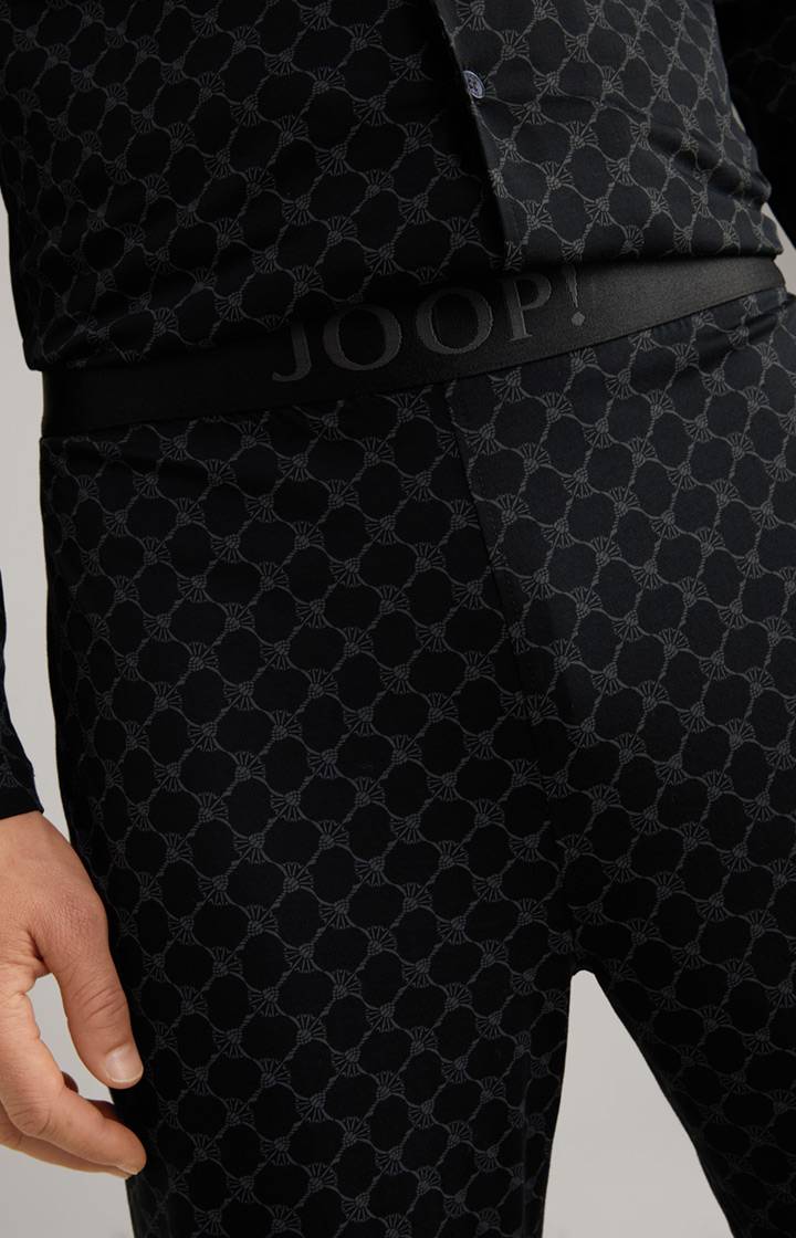 Joop Cornflower Baumwoll-Pyjama in Schwarz Weihnachtsangebot
