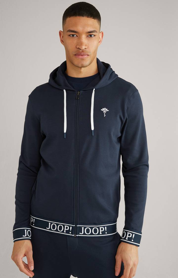 Joop Hoodie-Sweatjacke in Dunkelblau Heißer Verkauf