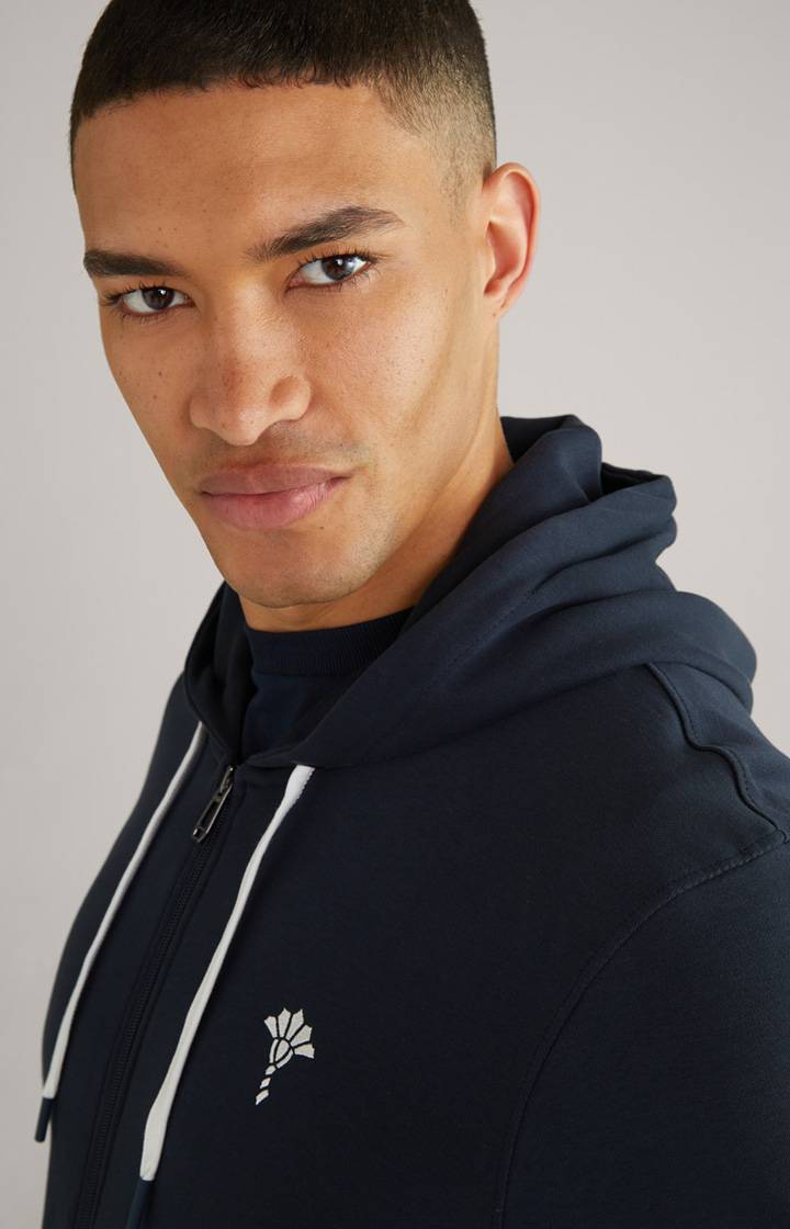 Joop Hoodie-Sweatjacke in Dunkelblau Heißer Verkauf
