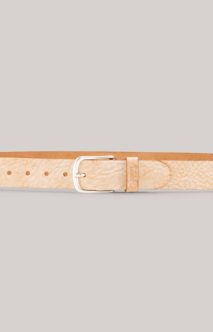 Joop Ledergürtel in Beige Auslauf