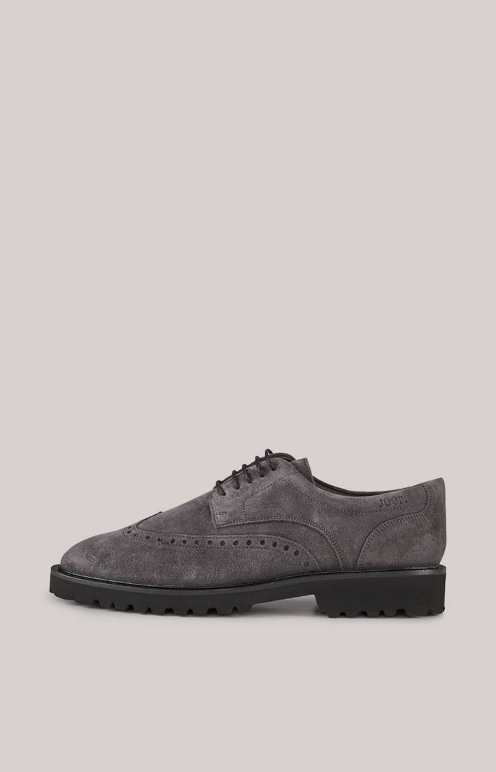 Joop Brogue Lace-up Velluto New Danilo in Dunkelgrau Großer Ausverkauf