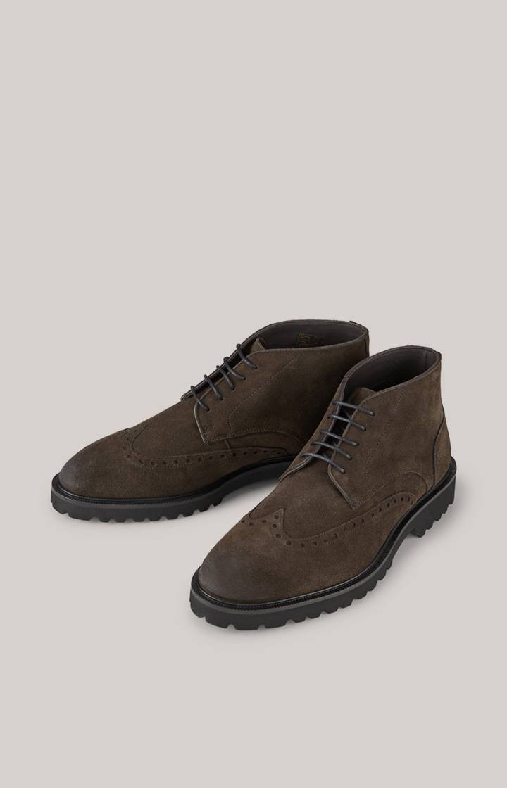Joop Low Boots Velluto New Danilo in Dunkelbraun Online Shopping