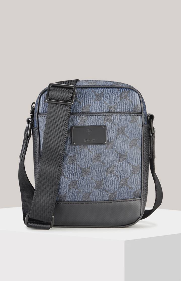 Joop Schultertasche Mazzolino Rafael in Dunkelblau gemustert Online Outlet