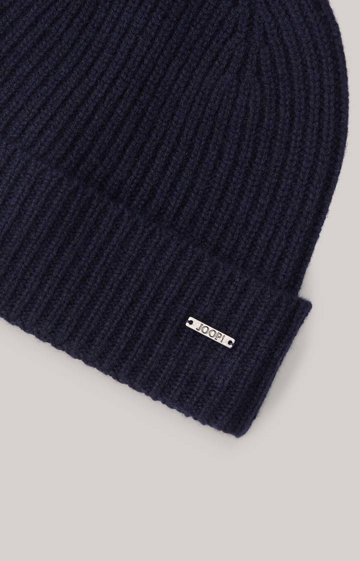 Joop Cashmere-Mütze Fenol in Navy Online Shopping