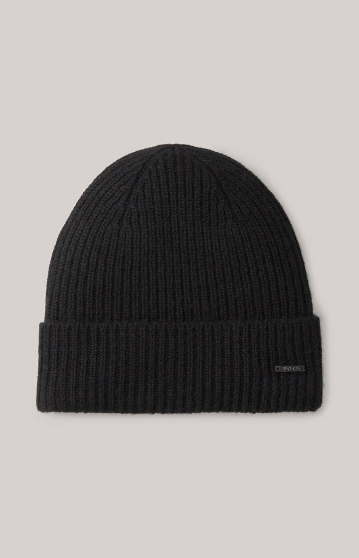 Joop Cashmere-Mütze Fenol in Schwarz