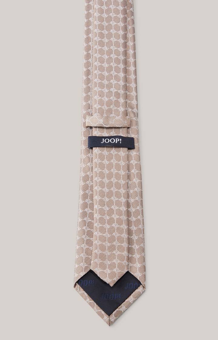 Joop Cornflower-Seidenkrawatte in Hellbraun gemustert Fabrik Onlineshop