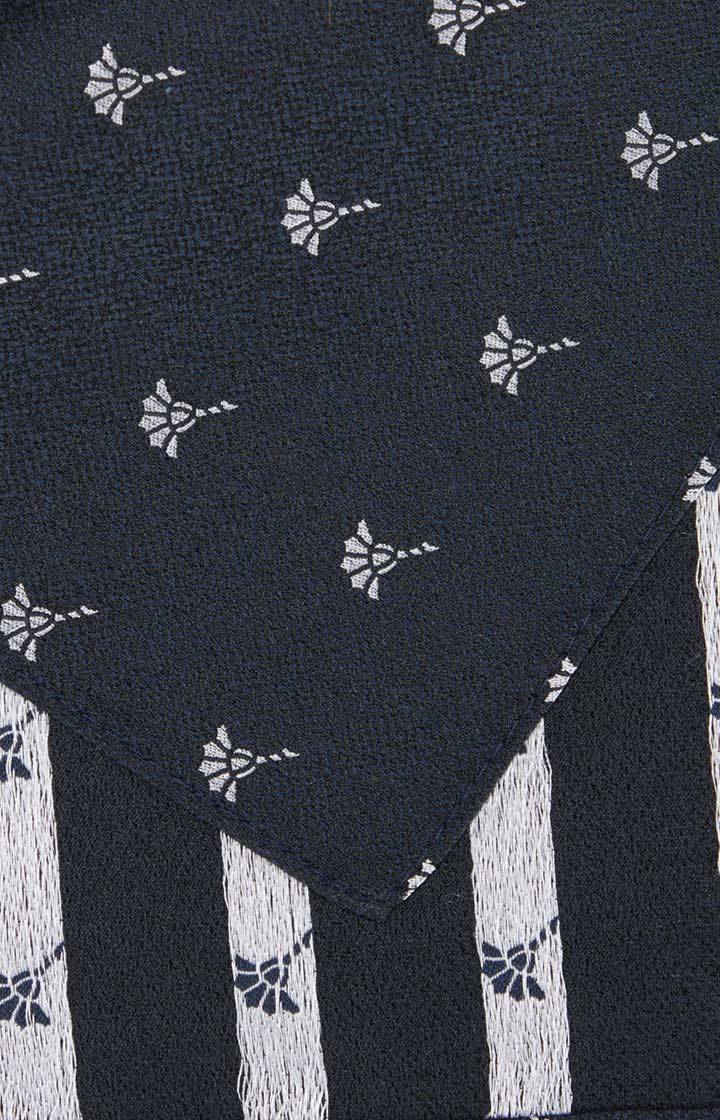 Joop Cornflower Seiden-Einstecktuch in Navy gemustert Neuheiten