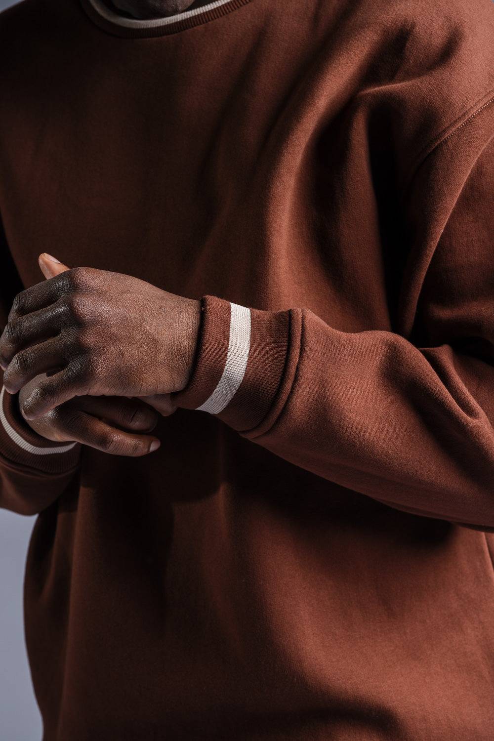 ﻿Karo Kauer Sweater Brown Begrenztes Angebot