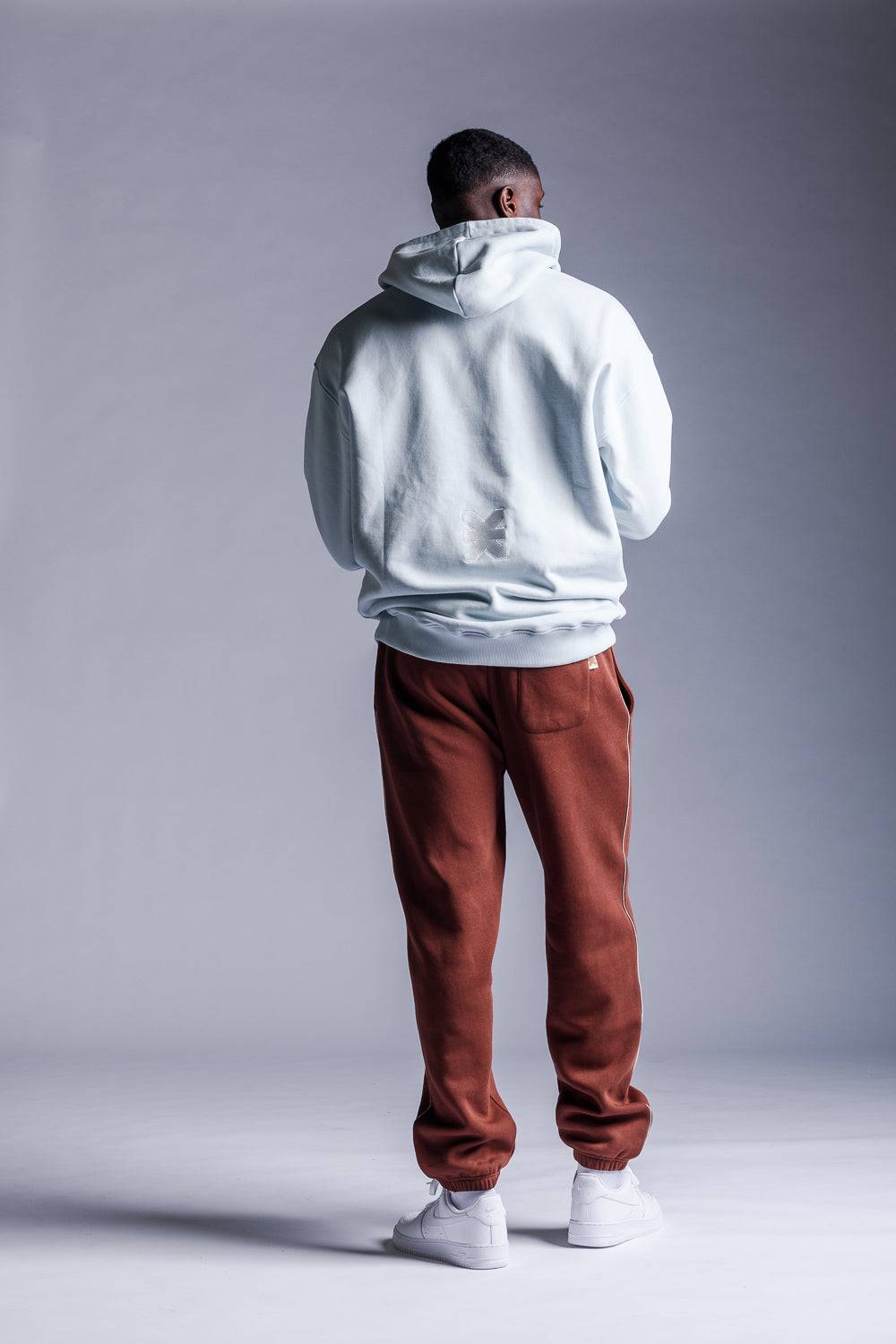Karo Kauer Hoodie Ice Blue Preisnachlass