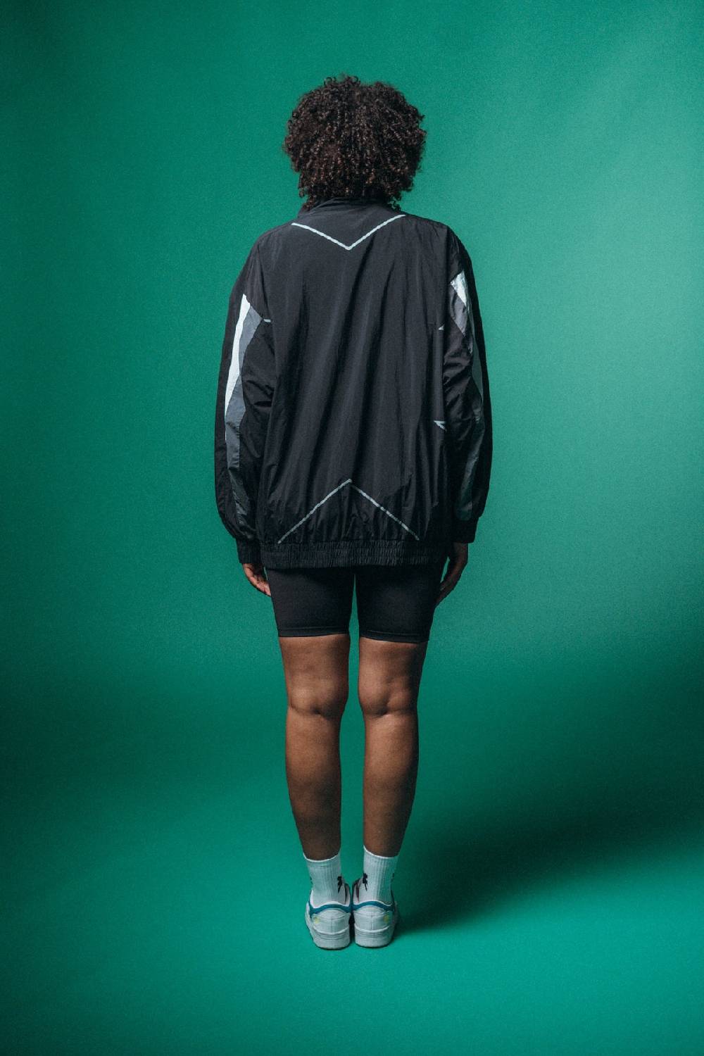 Karo Kauer Track Jacket Black Neueste Mode
