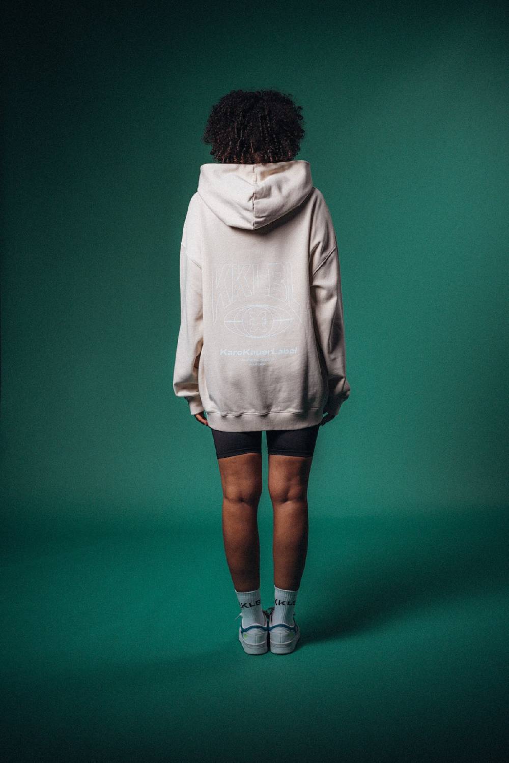 Karo Kauer Hoodie KKLBL Marble Große Rabatte