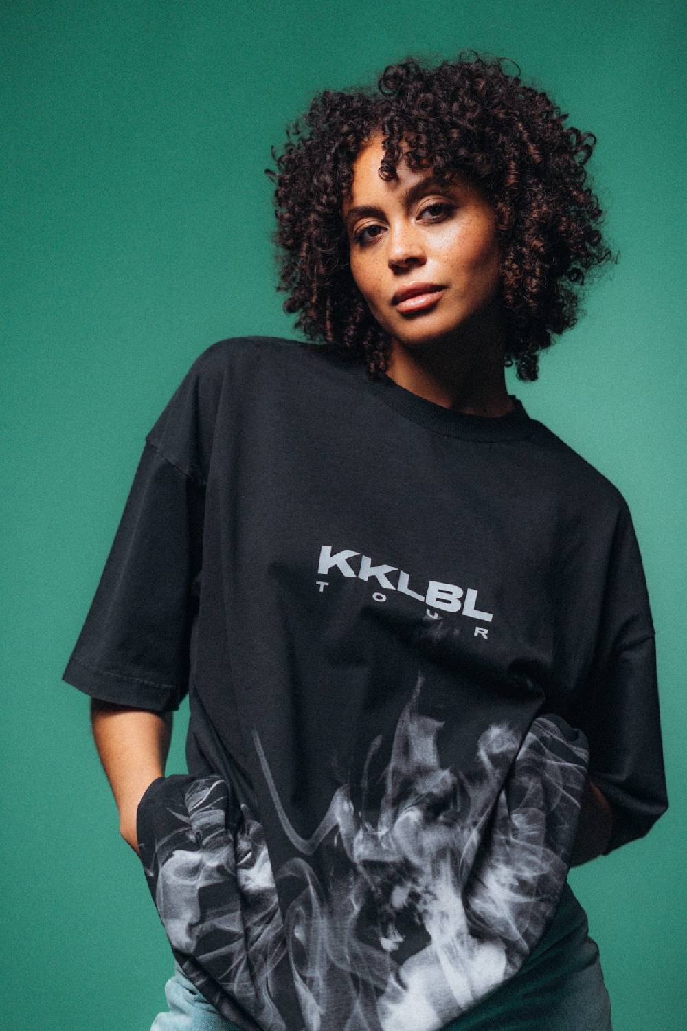 Karo Kauer Tour T-Shirt Smoke Black Saisonale Angebote