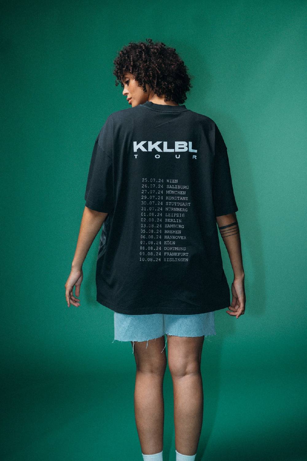 Karo Kauer Tour T-Shirt Smoke Black Saisonale Angebote