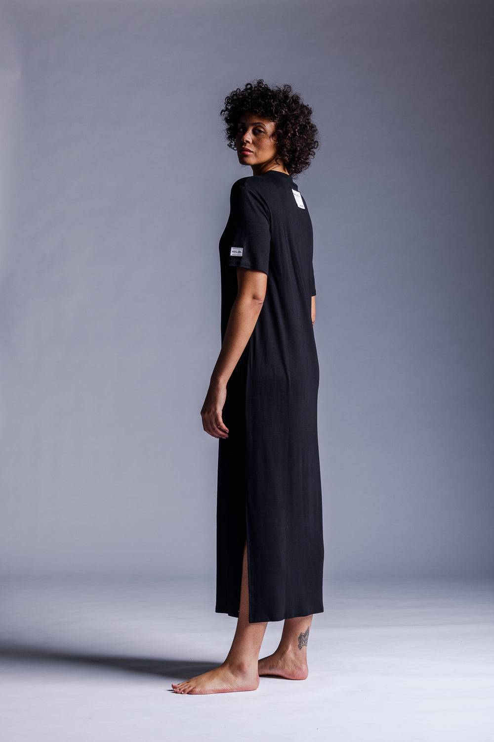 Karo Kauer Jersey Rib Dress Shortsleeve Kostenlose Rückgabe