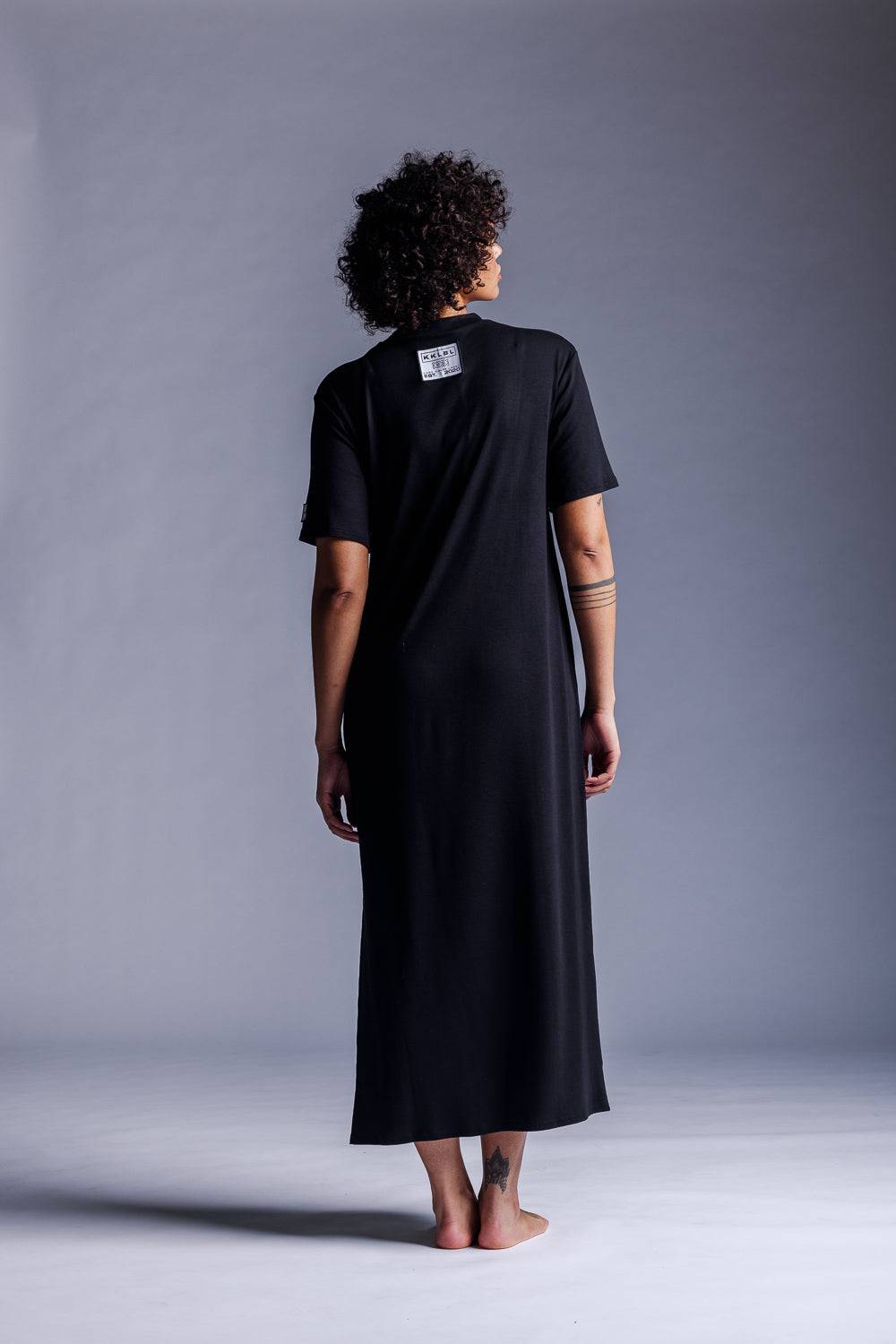 Karo Kauer Jersey Rib Dress Shortsleeve Kostenlose Rückgabe