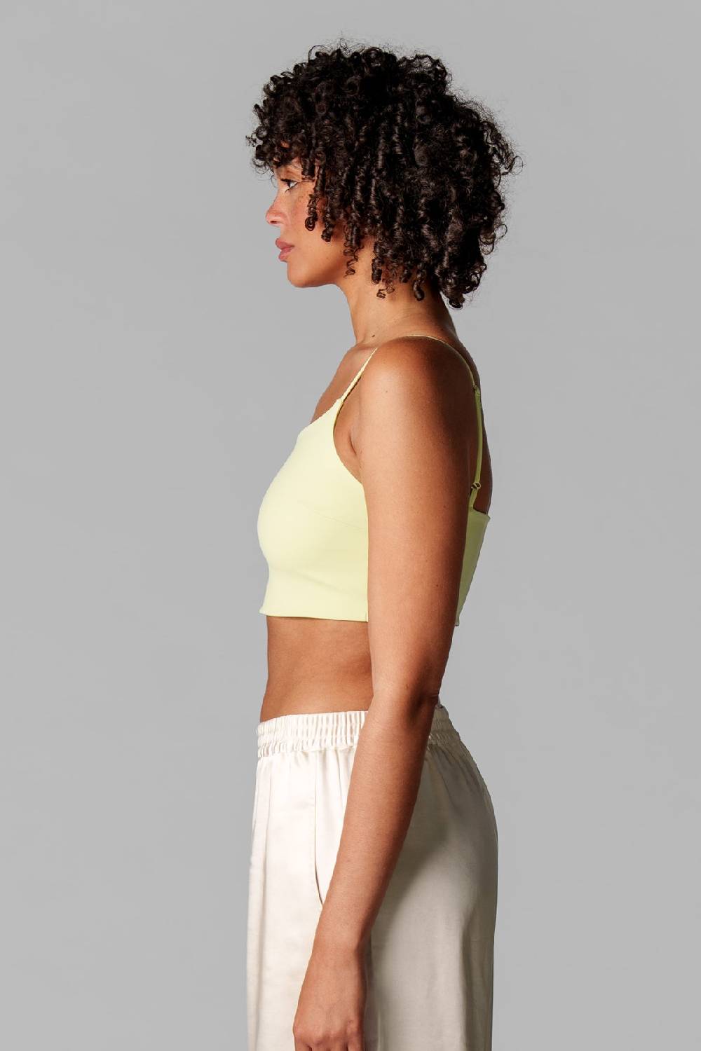 Karo Kauer Cropped Top Matcha Vierteljährliche Förderung