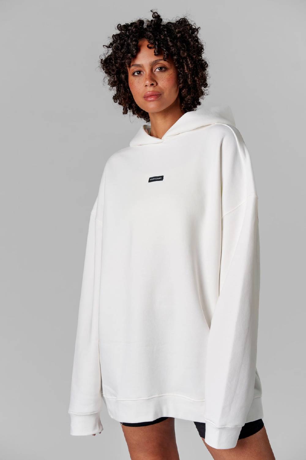 Karo Kauer Hoodie Dress Creme Riesige Rabatte