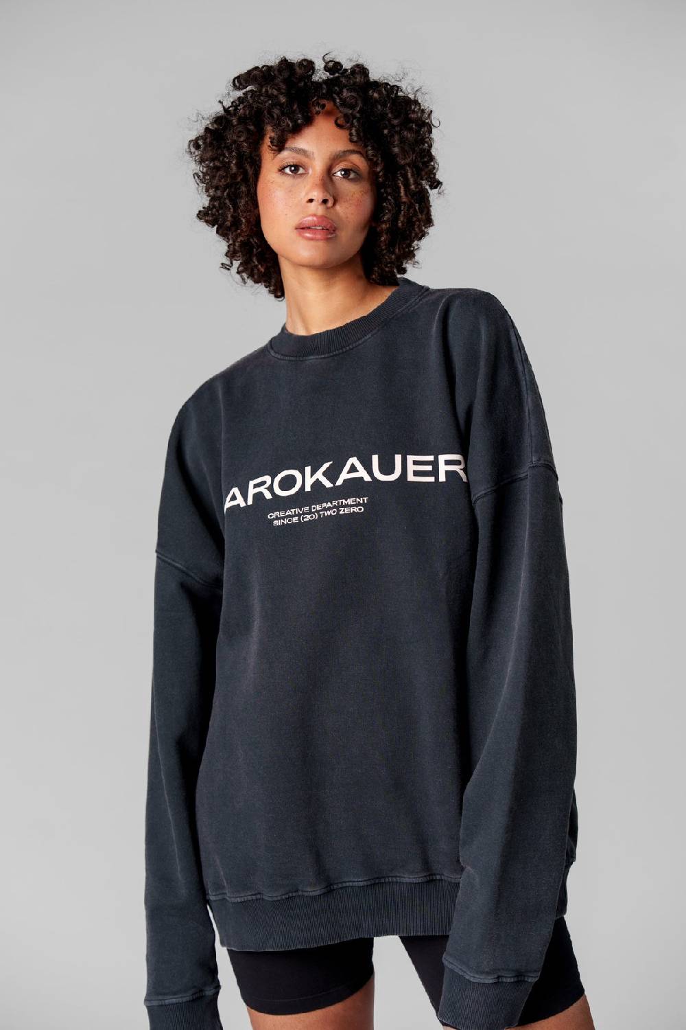 Karo Kauer Sweater Washed Grey 50% Rabatt mit kostenlosem Versand