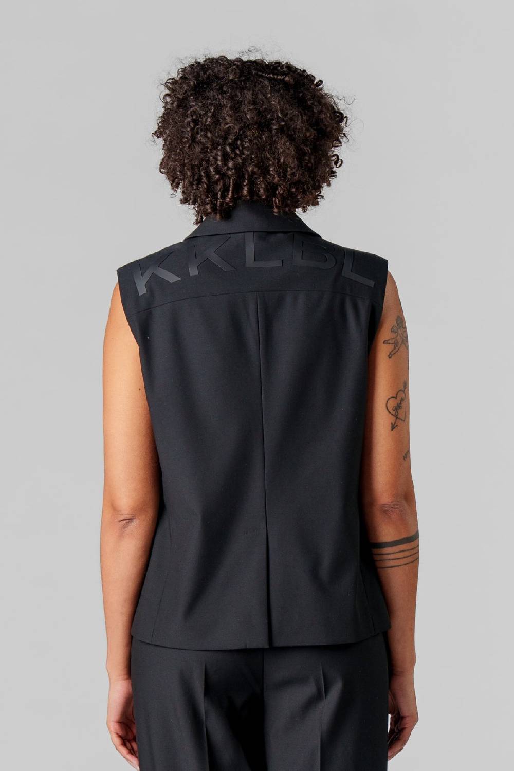 Karo Kauer Formal Vest Black Clearance-Verkauf