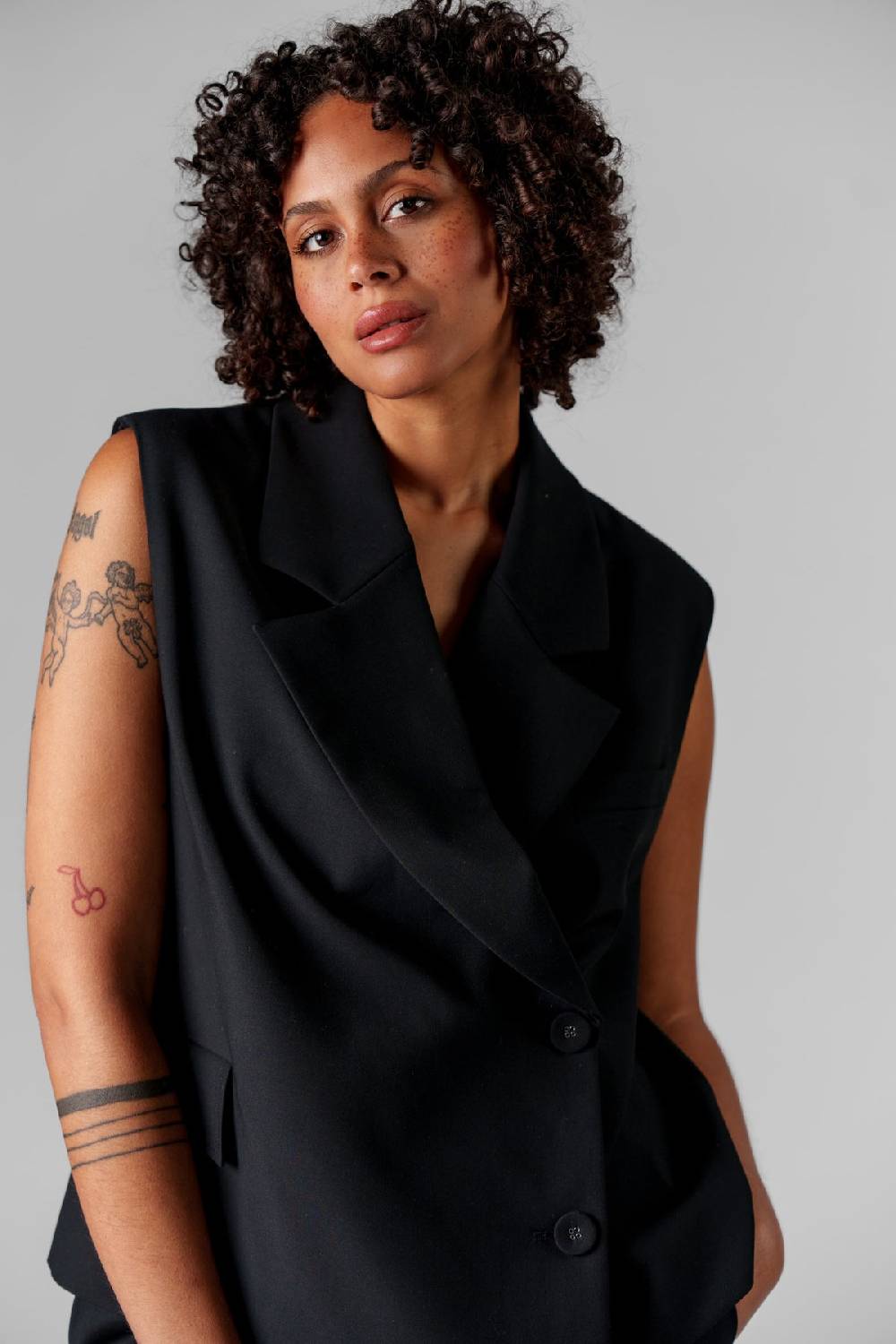 Karo Kauer Formal Vest Black Clearance-Verkauf