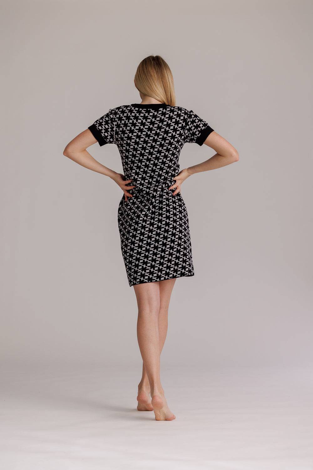 Karo Kauer Knit Dress KKLBL Black Schlussverkauf