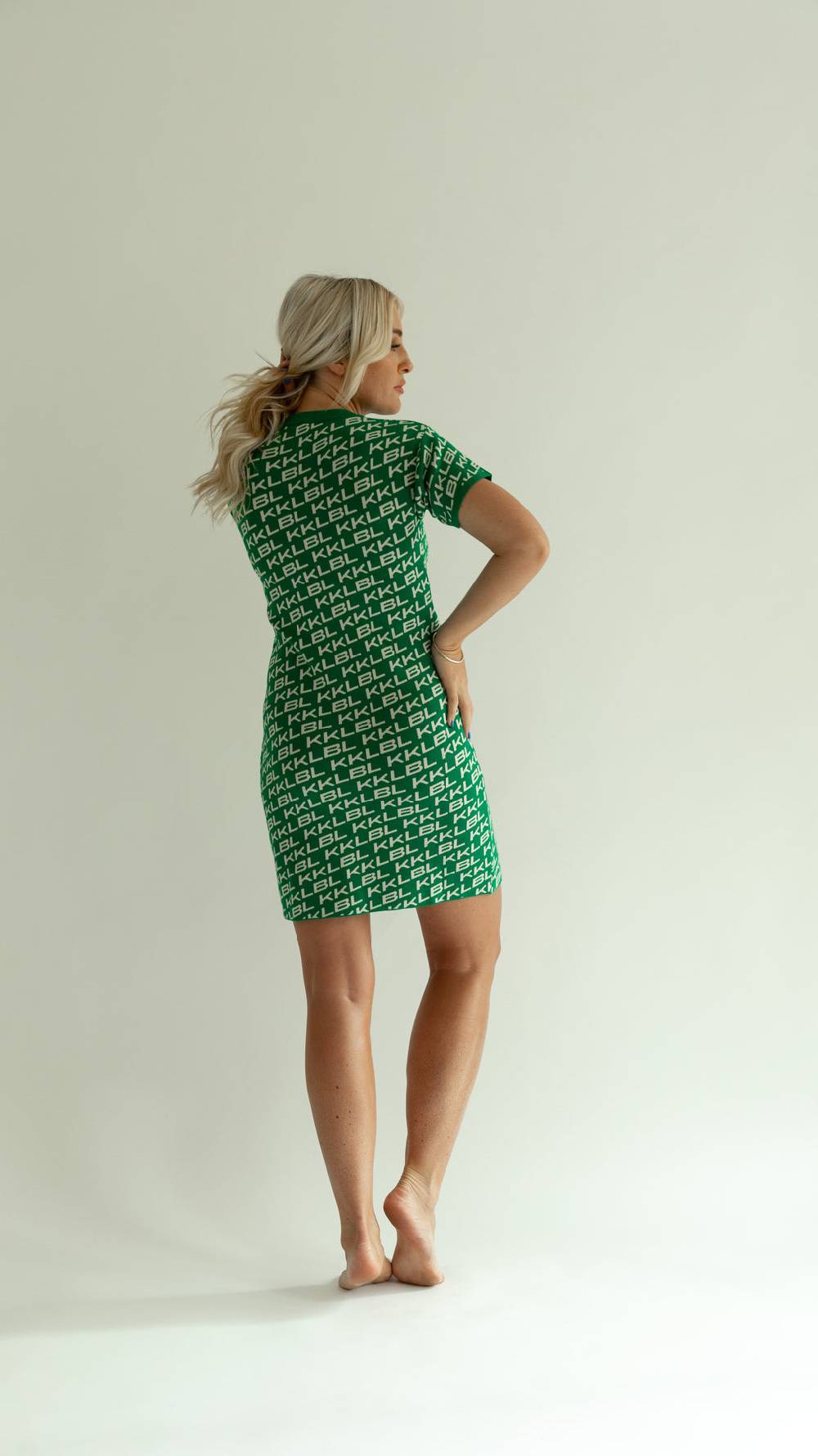 Karo Kauer Knit Dress KKLBL Green Günstiger Verkauf