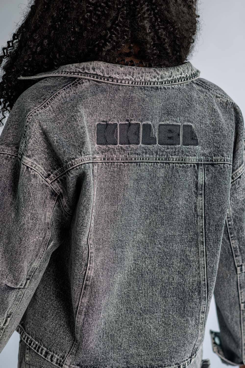 Karo Kauer Denim Jacket Black Rabatt