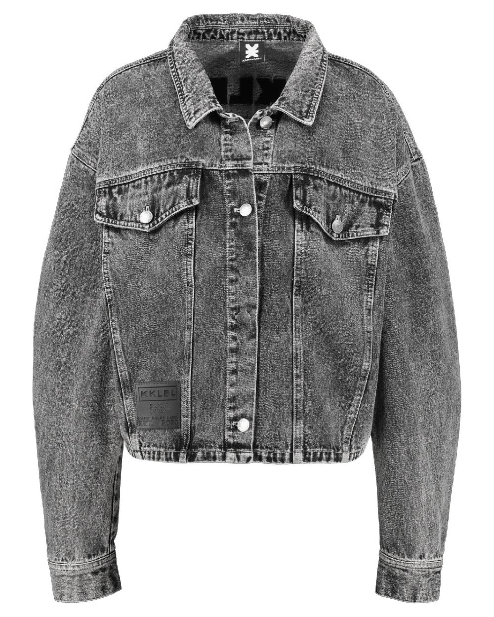 Karo Kauer Denim Jacket Black Rabatt