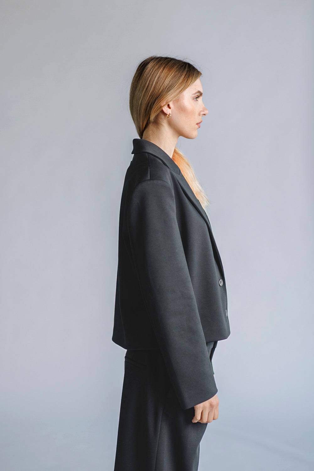 Karo Kauer Blazer Short Dark Grey Günstig kaufen