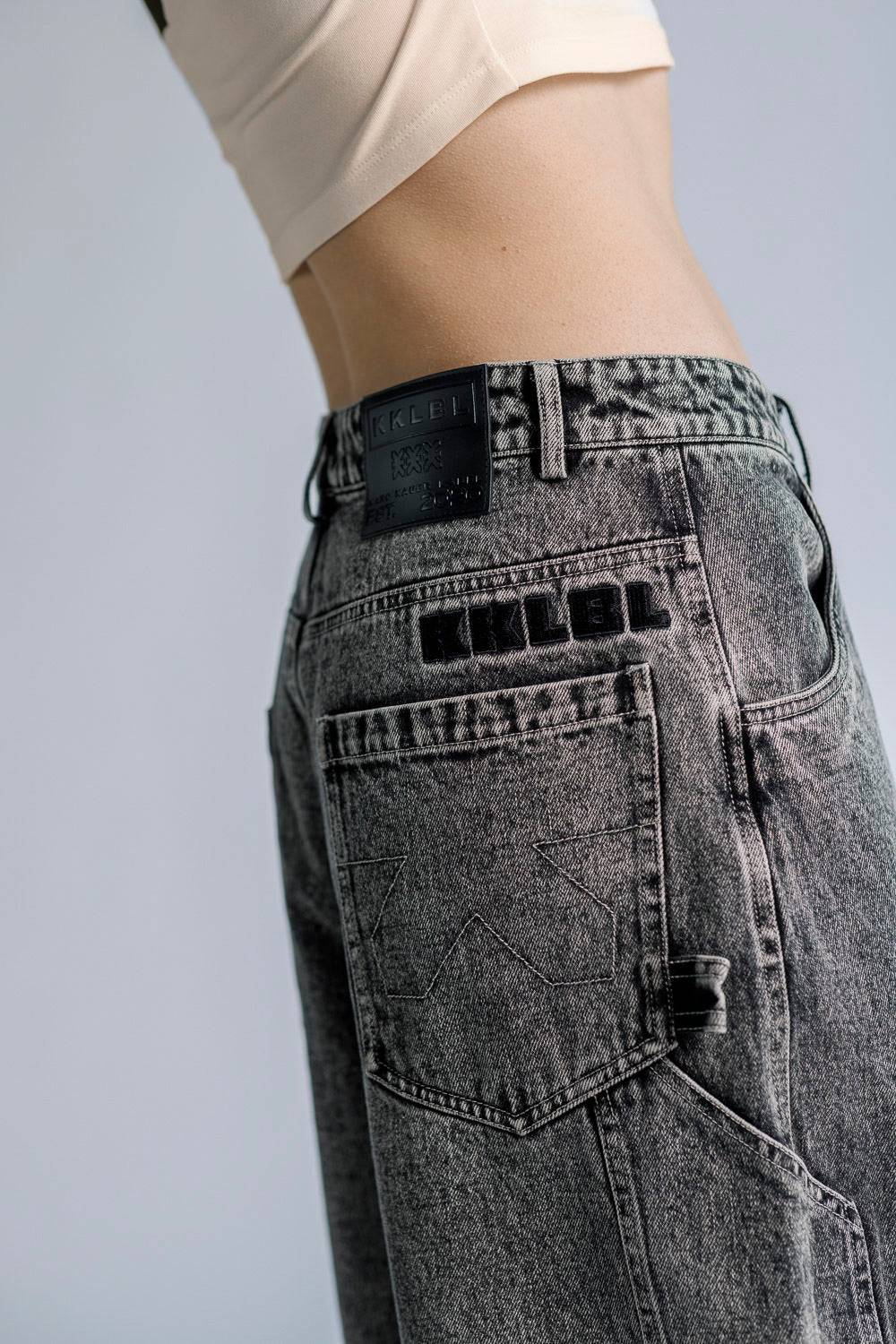 Karo Kauer Denim Pants Black Flash Sale