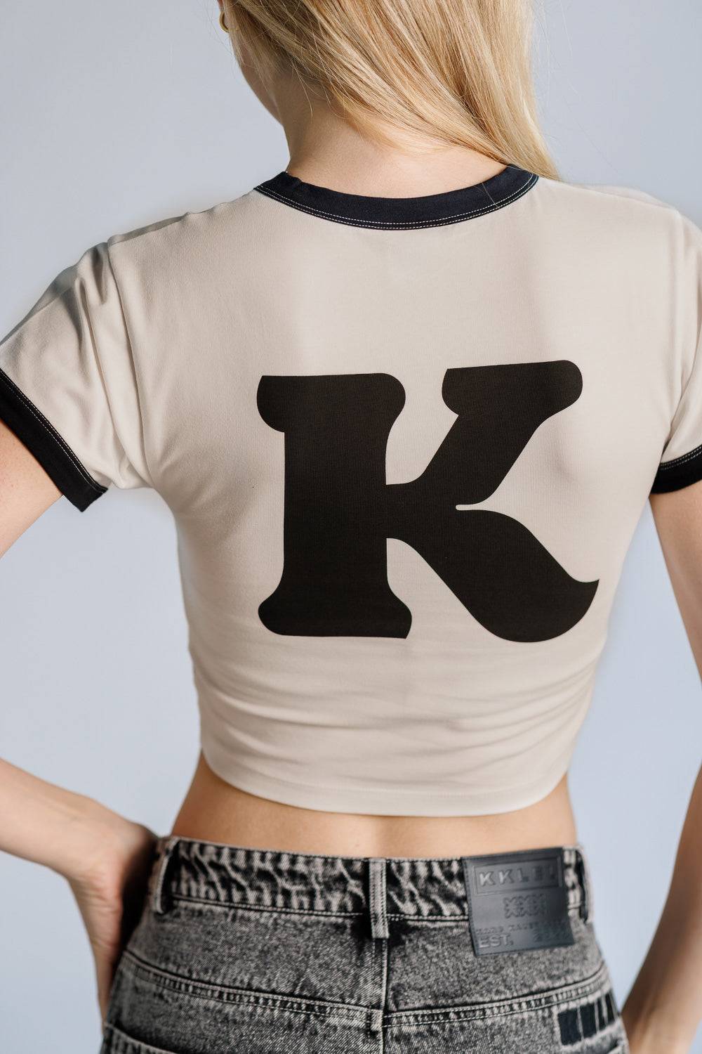 Karo Kauer Cropped Ringer Shirt Online Shopping