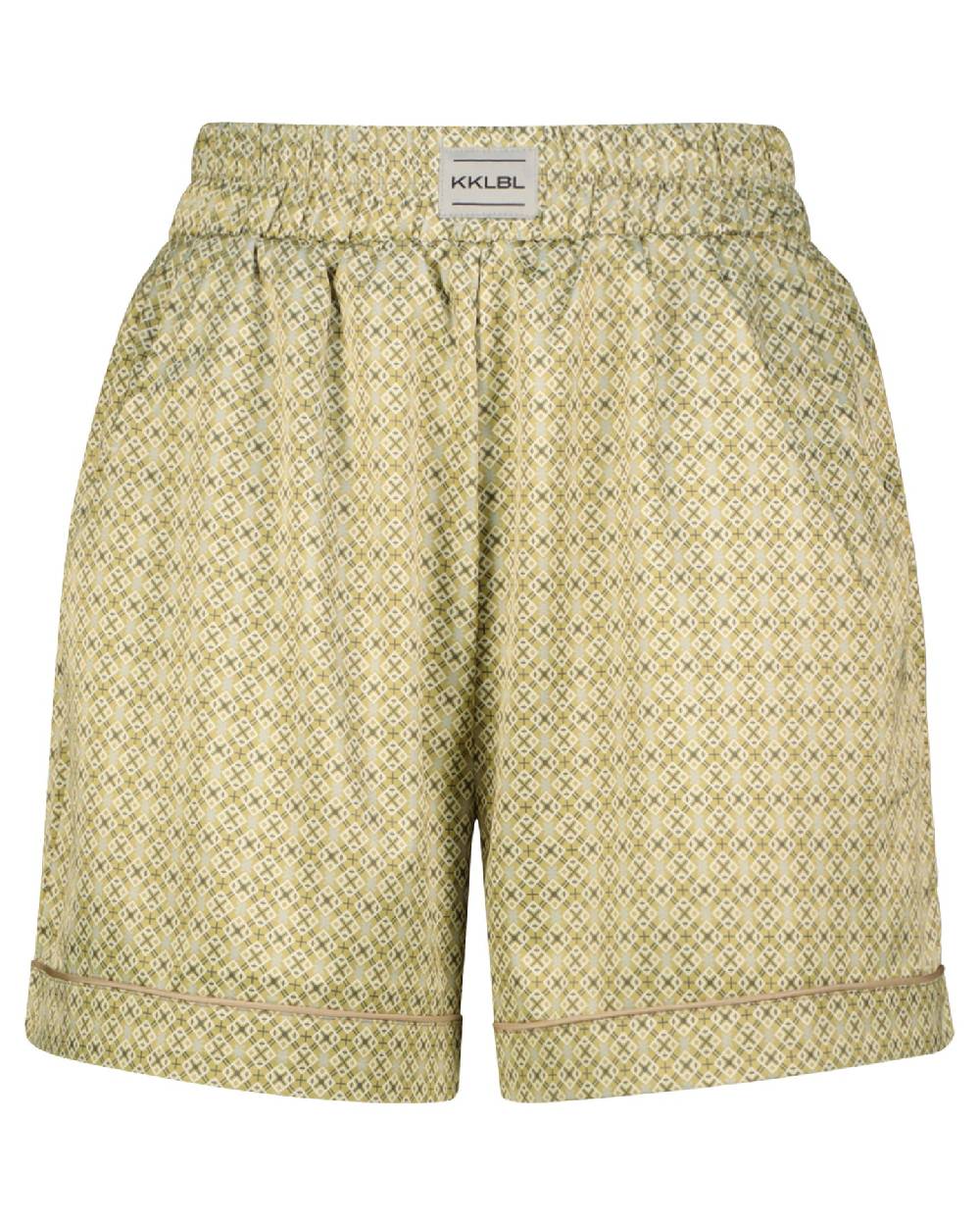 Karo Kauer Retro Shorts Khaki Bis zu 65% Rabatt