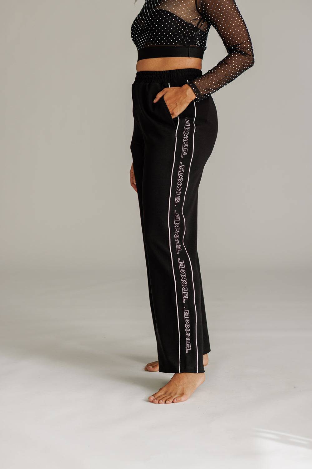 Karo Kauer Baseballpants Black Riesige Rabatte
