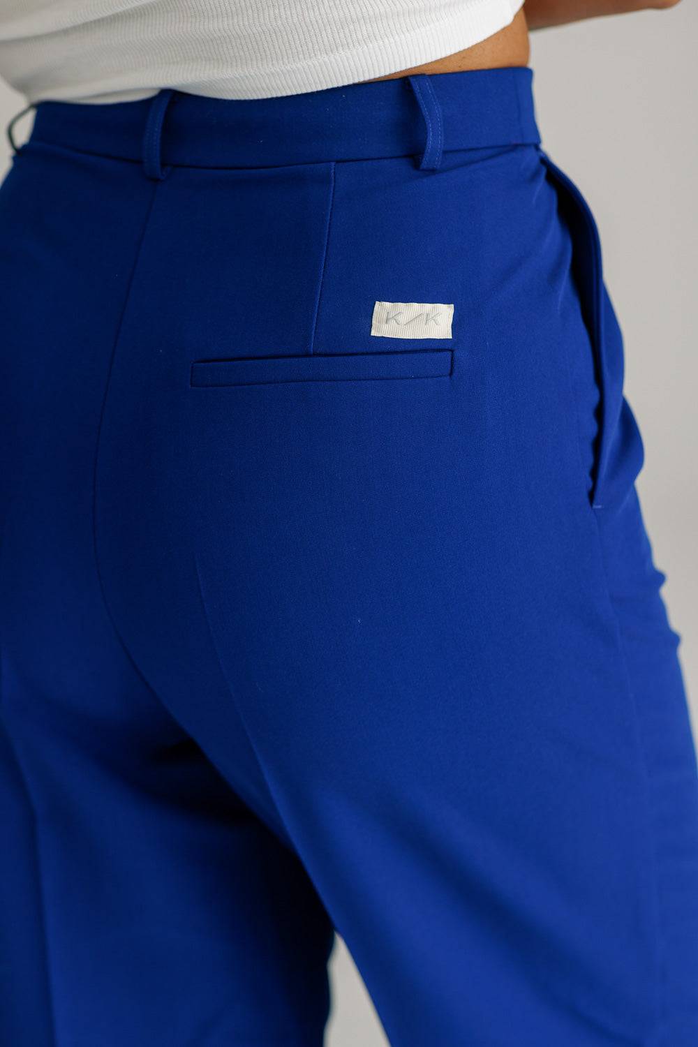 Karo Kauer Formal Pants Blue Speichern exportieren