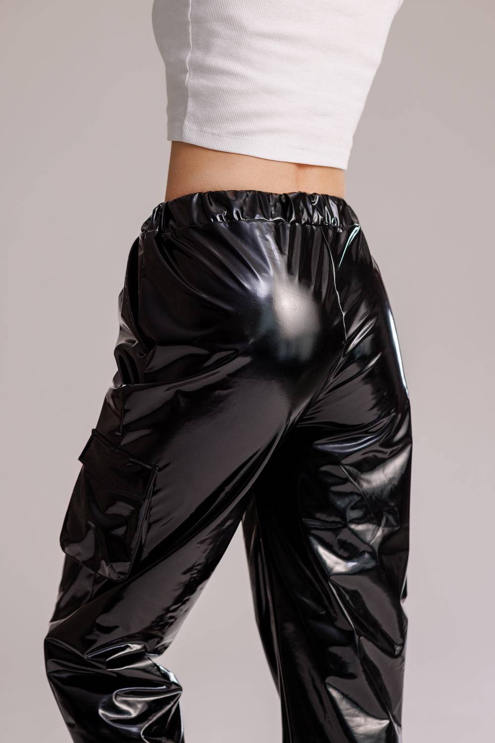 Karo Kauer Laquer Pants Black zollfrei