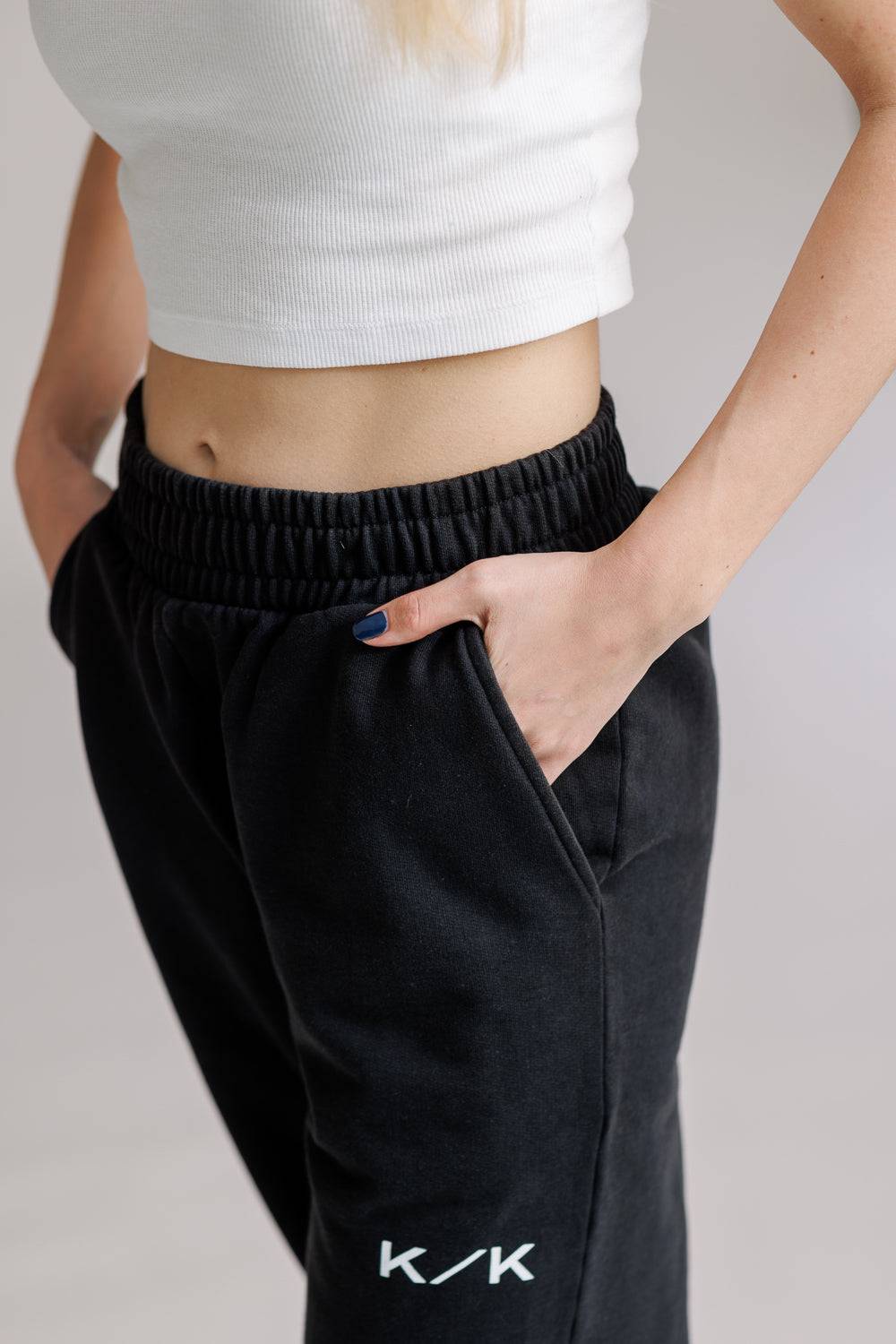 Karo Kauer Joggerpants Faded Black 50% Rabatt für begrenzte Zeit