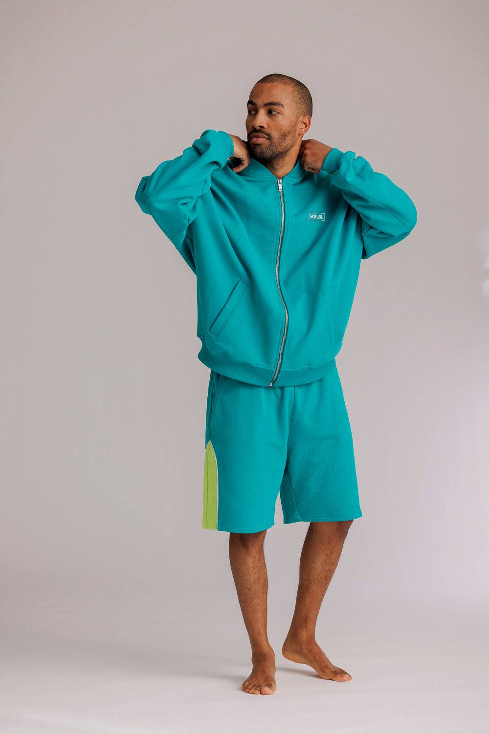 Karo Kauer Sweat Shorts Tile Blue Rabatte dieses Monats