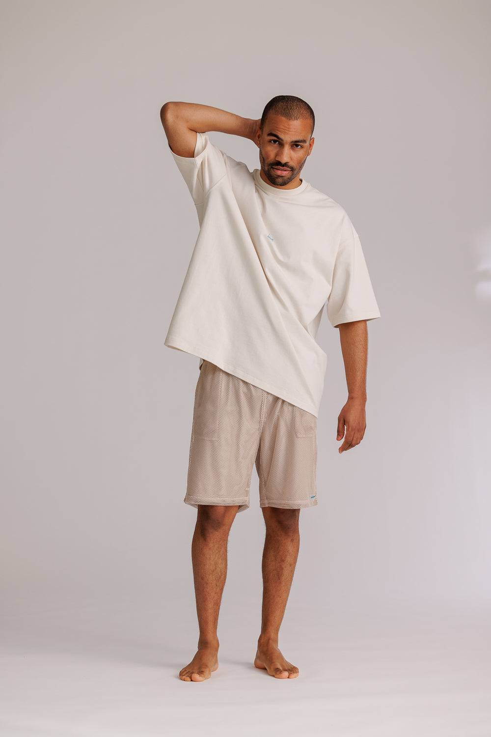 Karo Kauer Mesh Shorts Sand 2025