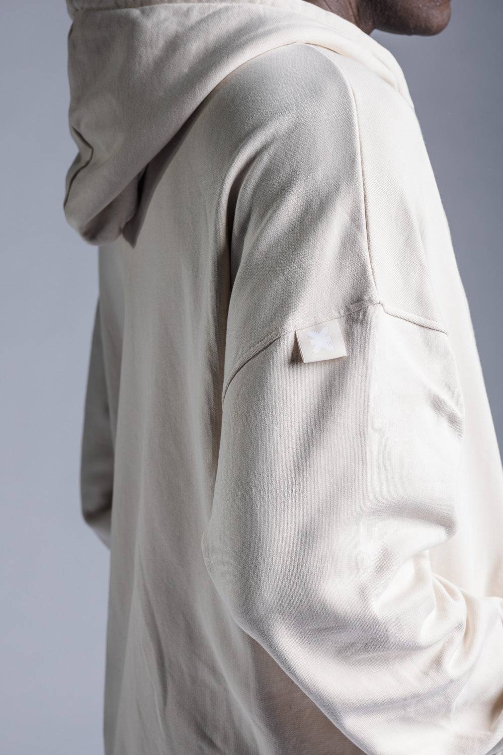 Karo Kauer Zipped Hoodie Beige Günstiger Verkauf