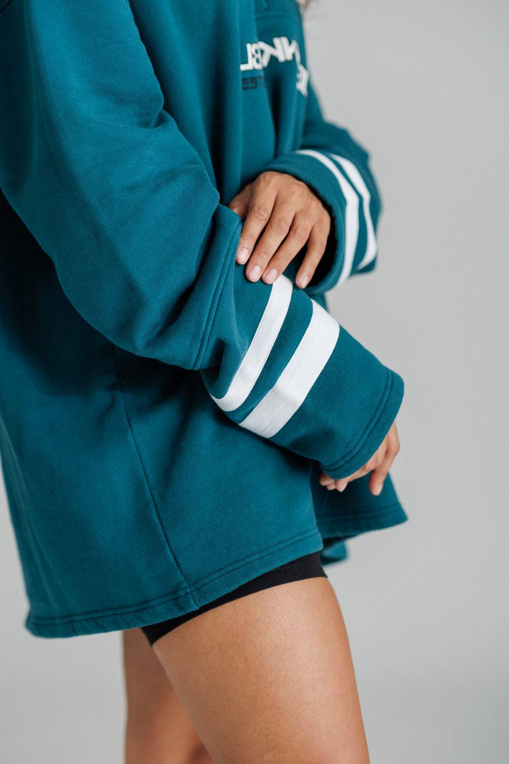 Karo Kauer Zipped Sweater Green Sonderangebot