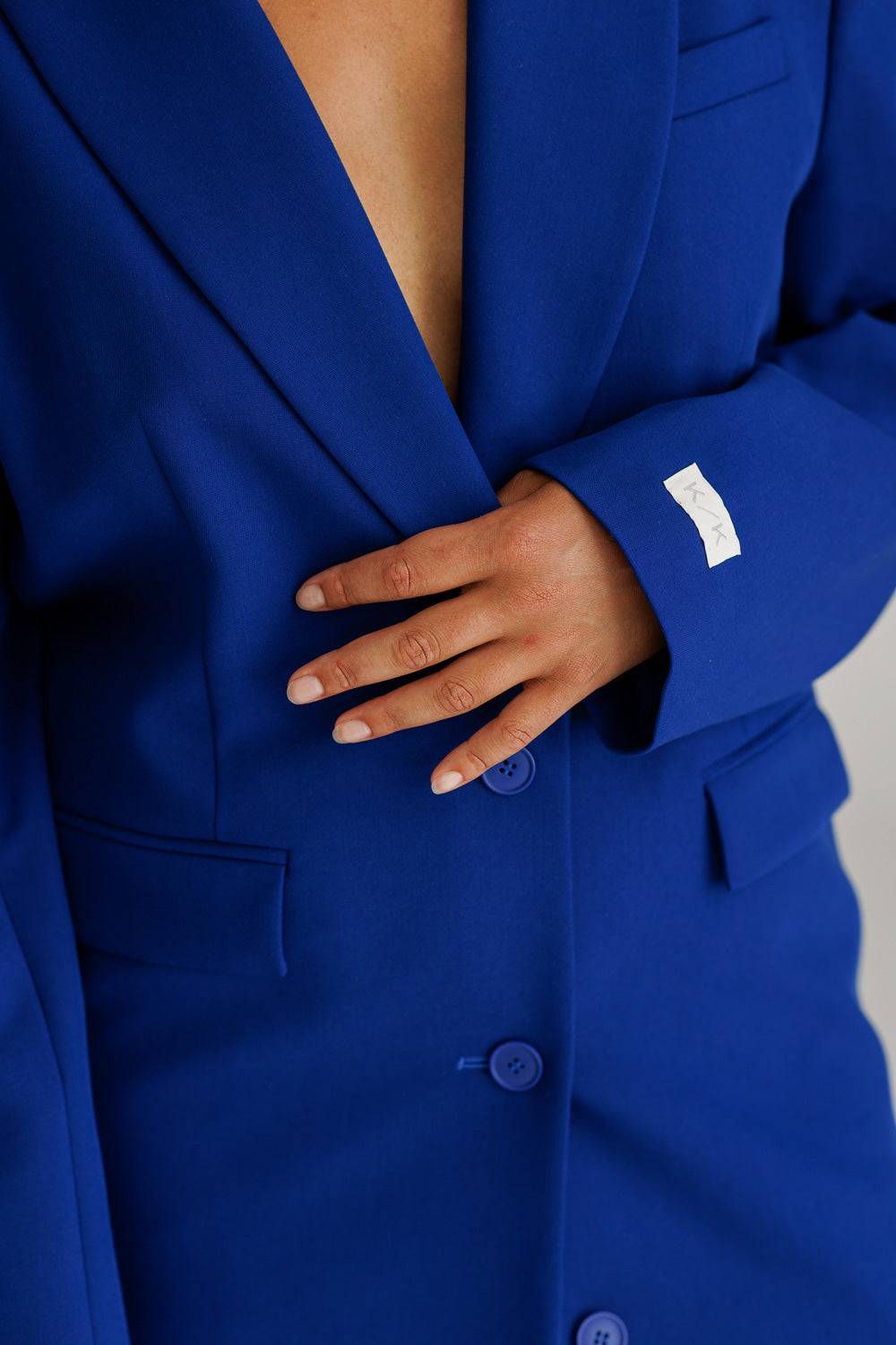 Karo Kauer Blazer Blue Flash Sale