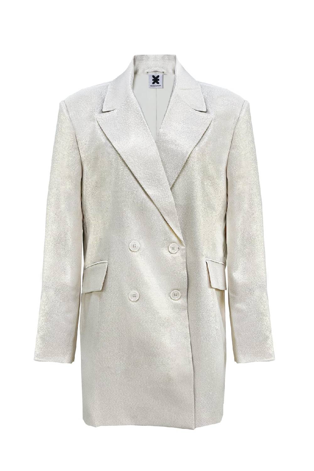 Karo Kauer Glam Blazer Dress Champagner Begrenztes Angebot