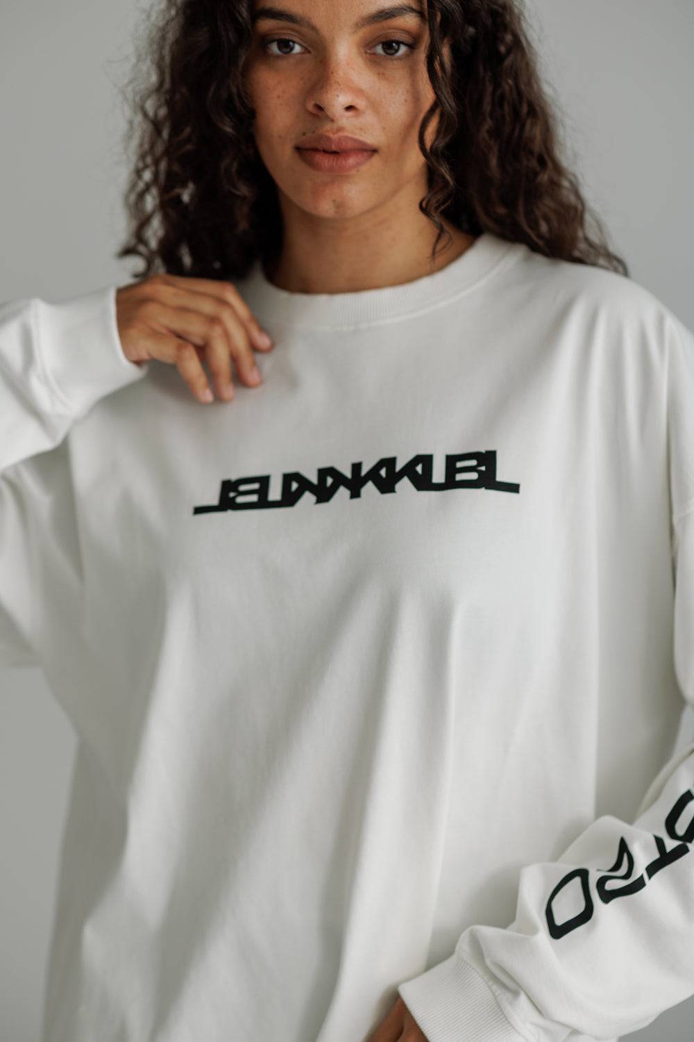 Karo Kauer Longsleeve White Muttertagsangebot